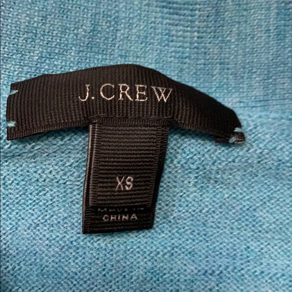 JCrew Aqua Merino Wool Cardigan - Picture 2 of 4
